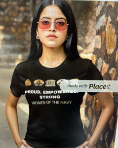 WOMAN OF THE NAVY SHIRT